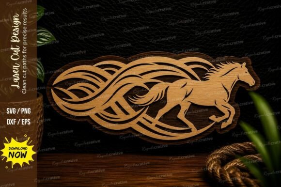 Download Flaming Running Horse Laser Cut Svg - Horse laser cut Collection