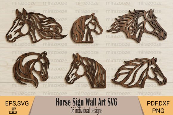 Download Horse Sign Wall Art SVG - Premium Resources