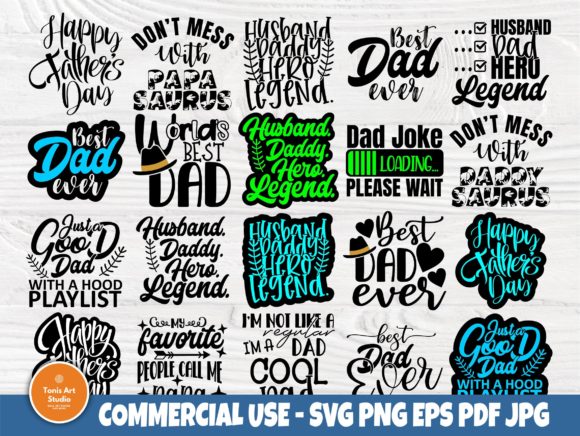 Download Fathers Day SVG Bundle, Shirt Designs - Premium Bundle