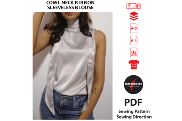 Download Cowl Neck Blouse - Premium Resources