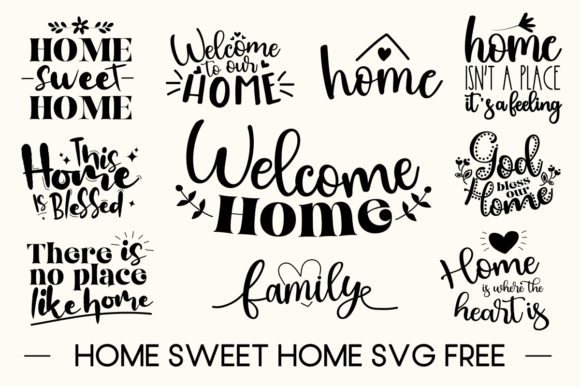 Download Home Sweet Home SVG Free - Home sweet home svg Collection